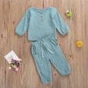 Camiseta y pantalón de manga larga para niños 8