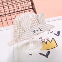 Chapeau à carreaux pour enfants avec oreilles 1