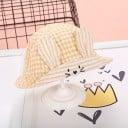 Chapeau à carreaux pour enfants avec oreilles 5
