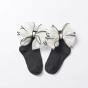 Calcetines tobilleros niña con lazo 2