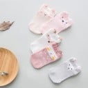 Calcetines tobilleros niña con animales - 5 pares 2