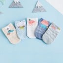 Calcetines tobilleros niña con animales - 5 pares 4