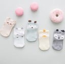 Calcetines tobilleros niña con animales - 5 pares 7