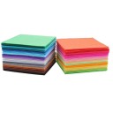 Nonwoven tyg i fyrkanter 10 x 10 cm set med 40 st Flexibla färgglada tygark för hemmabaserat skapande och sömnad Slumpmässig mix av färger 5