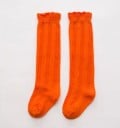 Calcetines hasta la rodilla de colores para niñas 9