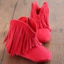 Zapatillas de niña con flecos 2