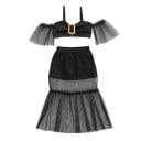 Top y falda cortos para niñas L1309 2