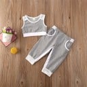 Top y pantalón corto para niña L1375 5