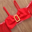 Top y falda cortos para niñas L1309 9