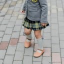 Calcetines largos niña con lazo 10