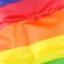 Chaleco acolchado arcoiris para niñas 4