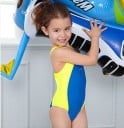 Bañador de niña bicolor J1262 5