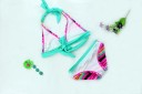 Bañador de dos piezas para niña con estampado 7