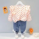 Blusa y jeans niña L1143 5