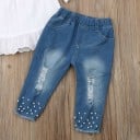 Blusa y jeans niña L1245 6