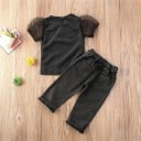 Blusa y pantalón niña L1438 4
