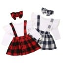 Blusa y falda de niña C1107 3