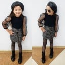 Blusa y falda de niña L1191 3