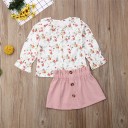 Blusa y falda de niña L1397 3