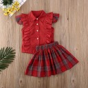 Blusa y falda de niña L1413 2
