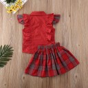 Blusa y falda de niña L1413 4