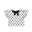Blusa y jeans de lunares para niñas 6