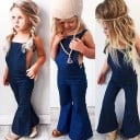 Pantalón con tirantes para niña L1401 2