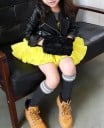 Chaqueta de cuero para niña - Corazón 10