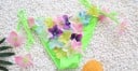 Bikini de niña con estampado floral J1891 14