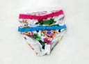 Bikini niña floral con cinturón de lazo J1268 4