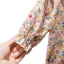 Blommig flickblus L1769 6