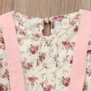 Camiseta y pantalón de niña con estampado floral 6