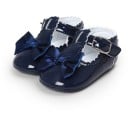 Zapatillas de piel charol para niña 11