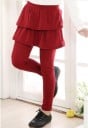 Tyttöjen leggingsit hameella J2894 1