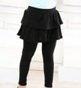 Tyttöjen leggingsit hameella J2894 3