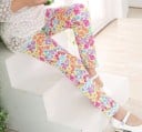 Legginsy dziewczęce ze wzorem J616 5