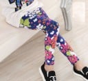 Legginsy dziewczęce ze wzorem J616 9