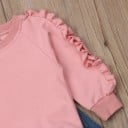 Sudadera y jeans niña L1274 5