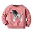 Sudadera de niña con estampado de cebra 2