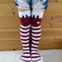 Botas hasta la rodilla para niñas con tacón de gatito 7