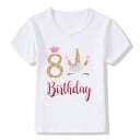 Camiseta de cumpleaños para niñas B1566 4