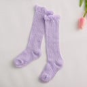 Calcetines de punto con volantes para niñas 3