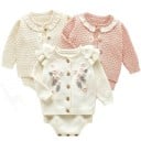 Jersey y body de punto para niña L1168 4