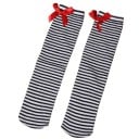 Calcetines hasta la rodilla con lazo para niñas 3