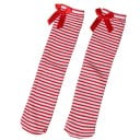 Calcetines hasta la rodilla con lazo para niñas 4