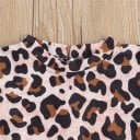 Jersey de cuello alto y falda para niñas L1366 4