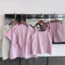 Chaqueta, camiseta de tirantes y pantalón corto niña L1411 4
