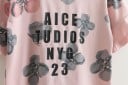 Conjunto niña - Camiseta y pantalón corto con flores J1272 6