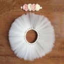 Conjunto de sesión de fotos para niñas: falda y diadema 3