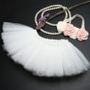 Conjunto de sesión de fotos para niñas: falda y diadema 5